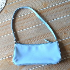 Pale blue bag